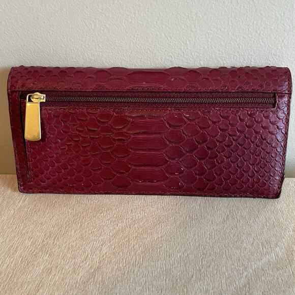 Coach Soft Wallet Red Classic - Picture 2 of 16
